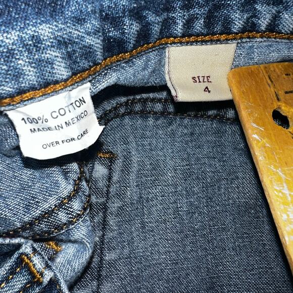 Vintage Abercrombie and Fitch 1892 denim button fly straight jeans women size 4 - Picture 9 of 10